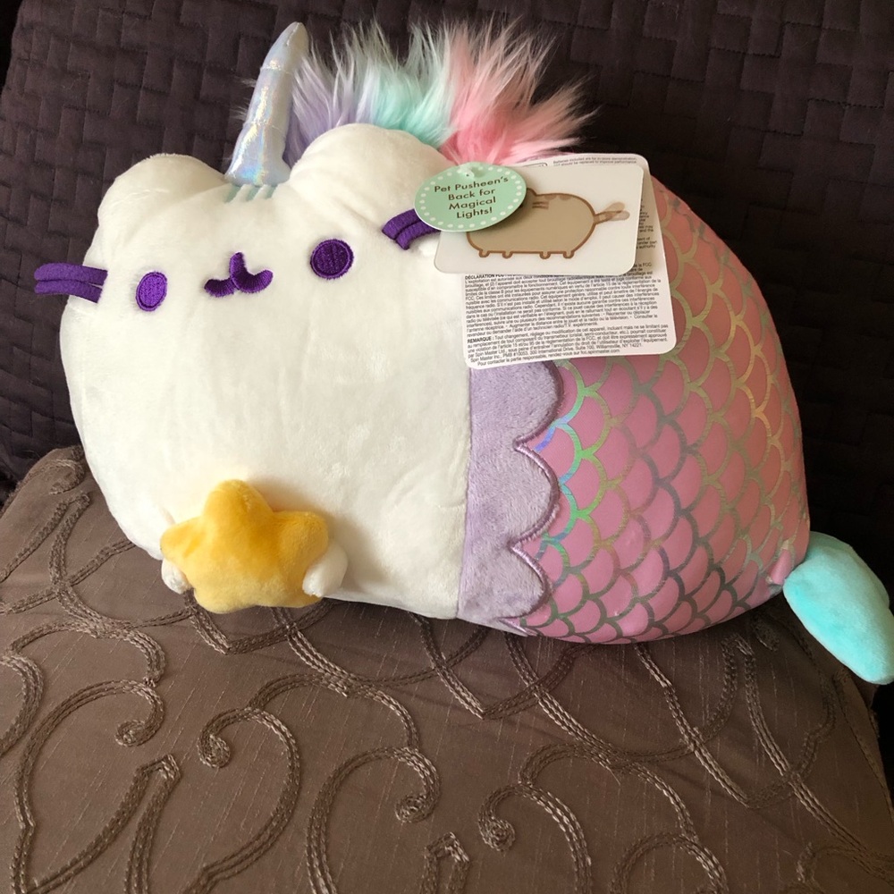 Pusheen Rainbow Unicorn Plush with Star